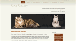 Desktop Screenshot of cicacattery.com